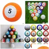 Fonction favorable favorable 3 7 pouces Snook Snook Ball de football 16 pièces Billard Snooker Football pour Snookball Outdoor Game Gift Dh94 DHVA3