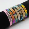 Strands Zhongvi Miyuki Bracelete para mulheres Bracelets de etnia boêmia joias boêmias coloridas pulseras mujer moda jóias feitas à mão