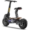 1600W 48V Power Electric Scooter Batterij aangedreven vetwiel off-road bromfiets