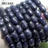 Perlen Meihan Top Natural Blue Sapphire Facette Dauer lose Perlen für Schmuck machen Design DIY