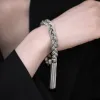 Bracelets Bocai S Sterling Sier Bracelets for Men Women 2023 New Fashion Hand Woven 10mm Twist Weavenchain Argentum Punk Jewelry