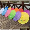 Umbrellas Umbrellas Adts Size Japanese Chinese Oriental Parasol Handmade Fabric Umbrella For Wedding Party P Ography Decoration Sea Sh Dherb