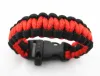 Strands Camping Hiking Survival Parachute Cord Bracelet For Men Rope With Whistle Buckle Emergency Kit Wristbands Men Jewelry 2022