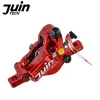 Parts Juin Tech R1 Post Mount Hybrid Hydraulic Road Disc Brake Set Travel CX Road MTB Cyclocross Bike Caliper With Adapter 160mm Rotor