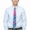 Papite papite cravatte per palme tropicali foglie colorate collo grafico kawaii collare divertente per cosplay maschio cravatta da festa accessori