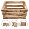 Storage Bottles Basket Box Child Wooden Clothes Prop Sundries Organizer Household Laundry