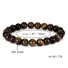 Brins 8 mm Bracelet en pierre naturelle quartz multicolore Amethystes Hématite Tiger Eye Beads Bracelets For Women Men Bijoux Pulsera Hombre