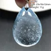 Anhänger Top natürlicher blauer Topaz Hubdes Schmuck für Frau Frau Männer lieben Glück Geschenk klarer Perlen Schönheit Crystal Silver Energy Stone aaaaa