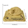 Gravestonen Personaliseerbare kat Memorial Stones met een 3D Sleeping Cat op de bovenste Paw Print Memorial Stone Pet Grave Markers Garden Stones