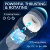 Vibrations Automatic Piston Rotation Thrusting Male Masturbator Cup Artificial Veal Pussy Sex Toys for Men