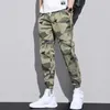 Herrenhosen 2024 Sommer Kordellauf Retro Elegant Fashion Lose Casual Wear Camouflage Schöne Overalls Polyester Y2K Chic