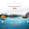 Accessori Erchang F68 Fish Finder GPS Sonar per pesca 125kHz/330kHz Echosounder Echosounder Bluetooth Wireless Sounder Androidios App