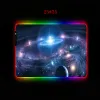 Restos XGZ Space Planet Gaming Computer Mousepad RGB Grande Mouse Pad Gamer Mouse Carpet Big Led Mause Pad PC Play TAT COM LIGADA DE BACK