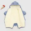 Casacos 30 roupas de bebê Snowsuit de inverno mais veludo de veludo macacão de menino 02 anos Recém -nascidos macacóis macacão para meninas para crianças casaco de criança