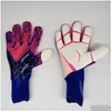 Gants de sport 4 mm gardien de but professionnel de football pour hommes adt enfants épaissis de livraison de goutte à l'extérieur athlétique extérieur dh2lq