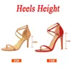 Kleiderschuhe Frauen Fetisch 8 cm 11 cm High Heels Plattform Sandalen Sommer Low Roman Pumps Lady Gladiatoren Stiletto Stripper Laufsteg H240423