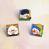 Animali divertenti di pittura ad olio Animel Pin Film di anime carini giochi giochi forti per spille da battuta per cappello da zaino con pittura