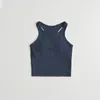 Ll New Women's Yoga Fitness Vest Thread Elastic Beauty Back I-Word avec poitrine Top Top