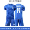 Soccer Jerseys 2024 Italy National Team Home Cup Football Jersey Set Mens and Childrens Training Clothes Group Purchase