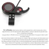 Аксессуары Электрический велосипедный ЖК -экранный контроллер 24/36/48/60 В 250350W Контроллер пальца дроссельная заслонка Doubledrive для электрического скутера аксессуара