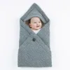 Наборы 2022 Детские спальные мешки зима теплые детские флисовые обертывание пеленки одеяла 06 м.
