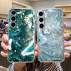 حالات الهاتف الخلوي لـ Galaxy S24 Case S24 Plus S 24 Ultra Phone Cover Marble Clear Coque Soft TPU Fundas for S24+ S24Plus Shell