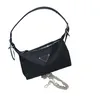 Fashion Brand Designer Women's Handbag Large Capacity Classic Inverted Triangle Letter Logo Shoulder Bag Luxury Black 7A Quality Chain Zipper Design Crossbody Bag