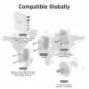 Chargers Ubigbuy 200W USB C Wall Charger 6port PD 100W PPS45W Reiseadapter Gan Fast Lading Station für Laptop MacBook iPhone Samsung