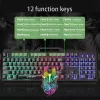 Combo's T21 Gaming Keyboard Mouse Set Wired Mechanical Toetsenbord met LED USB Gaming Mouse Backlight Waterdicht toetsenbord voor pc -laptop