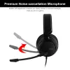 Boots Nubwo N12 Gaming -hoofdtelefoon voor PC -laptop met MIC -ruisonderdrukking Headset Soft Earmuff Verstelbare hoofdband voor Xbox, PS4, PC