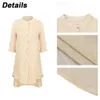 Oversized Cotton Linen Dress for Women Summer Plus Size Blouse Skirt Vestidos Large Size Female Clothing Solid Loose Long Dress 240423