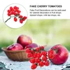 Party Decoration Puzzle Simulated Cherry Tomatoes Child Home Decor Life Fruit Model PVC Fake