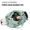 Çantalar Logo Gym ile Kişiselleştirilmiş Çanta Islak ve Kuru Ayırma Yüzme Çantası Fitness Bag Bagaj Çantası Özel Basılı İsim Fotoğraf Deseni