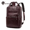 Backpack Luxury Men's Backpacks PU Leather Business Man Sac 2024 Ordinateur de créateur Big Captile Computer Backpackbriefcase