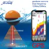 Accessori Erchang F68 Fish Finder GPS Sonar per pesca 125kHz/330kHz Echosounder Echosounder Bluetooth Wireless Sounder Androidios App