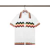 2men designer chemises Summer Shoort Sheve Casual Shirts Fashion Polos Plack Style Breoptable Tshirts Tees ClothingM-3xlq01