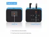 Chargers Yijee Universal Travel Adapter Electronic Plus Sockets 3.4a Charging Fast Charging O carregador de parede cobre os EUA/EU/AUS/UK