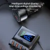 Hubs AceFast 138W LED DISIME DISTAR CAR Зарядка быстрого зарядки для iPhone 15 14 13 USB Тип C порт быстрого зарядка для планшета iPad