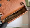 2024 designer handbag shoulder bag metal chain women's leather bag flap cross-body cross-bodys tote wallet