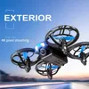 Electric/RC Aircraft V8 New Mini Drone 4K 1080P HD Camera WiFi Fpv Air Pressure Height Maintain Foldable Quadcopter RC Dron Toy Gift T240422