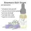 Shampoocondicionário Rosemary Serum e outros óleos para crescimento de cabelo e alimento para o produtor de cabelo