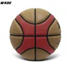 WADE Legal Original Indoor/Outdoor PU Leather Ball for School Basketball Ball Size 7 Adult Bola With Free Pump/Pin/Net/Bag 240418