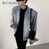 Men's Jackets Spring Autumn Short Denim High Street Large Size Loose Casual Hiphop Jacket Tops Men Overcoat Male Clothes