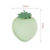 Plates Strawberry Shape Large For Fruit Candy Household Tableware Plate Snack Salad Dish Bowls