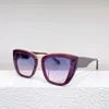 サングラス高品質の酢酸キャットアイデアパーソナリティマルチカラーレディースデザイナーメガネOCULOS GAFAS DE SOL PAR