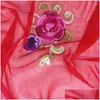 スカーフ女性レースフラワースカーフガールズ刺繍ワイルドサンズンショールadtロング刺繍スカーフドロップ配信dhfxd