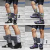 Herrstrumpor Koordinerade kompressionsstrumpor för män och kvinnor Professionella cykelstrumpor Street Sports Socks Running and Cycling Socks YQ240423