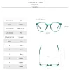 Linser Blue Light Blocking Glasses Frame Recept Full RIM Ny ankomst UV400 Optiska glasögonglasögon Ramskivor Kvinnor Kvinnor