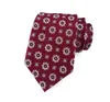 Silk ties ties personalizzati da uomo slim hankie bevande business moda paisley flores wedding party si 240412