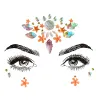 Tatoeages Nieuwe Mermaid 3D Crystal Tattoo -sticker Boorstickers Eyes Sticker Party Face Stickers Face Decoratie Diamant Masquerade Tattoo